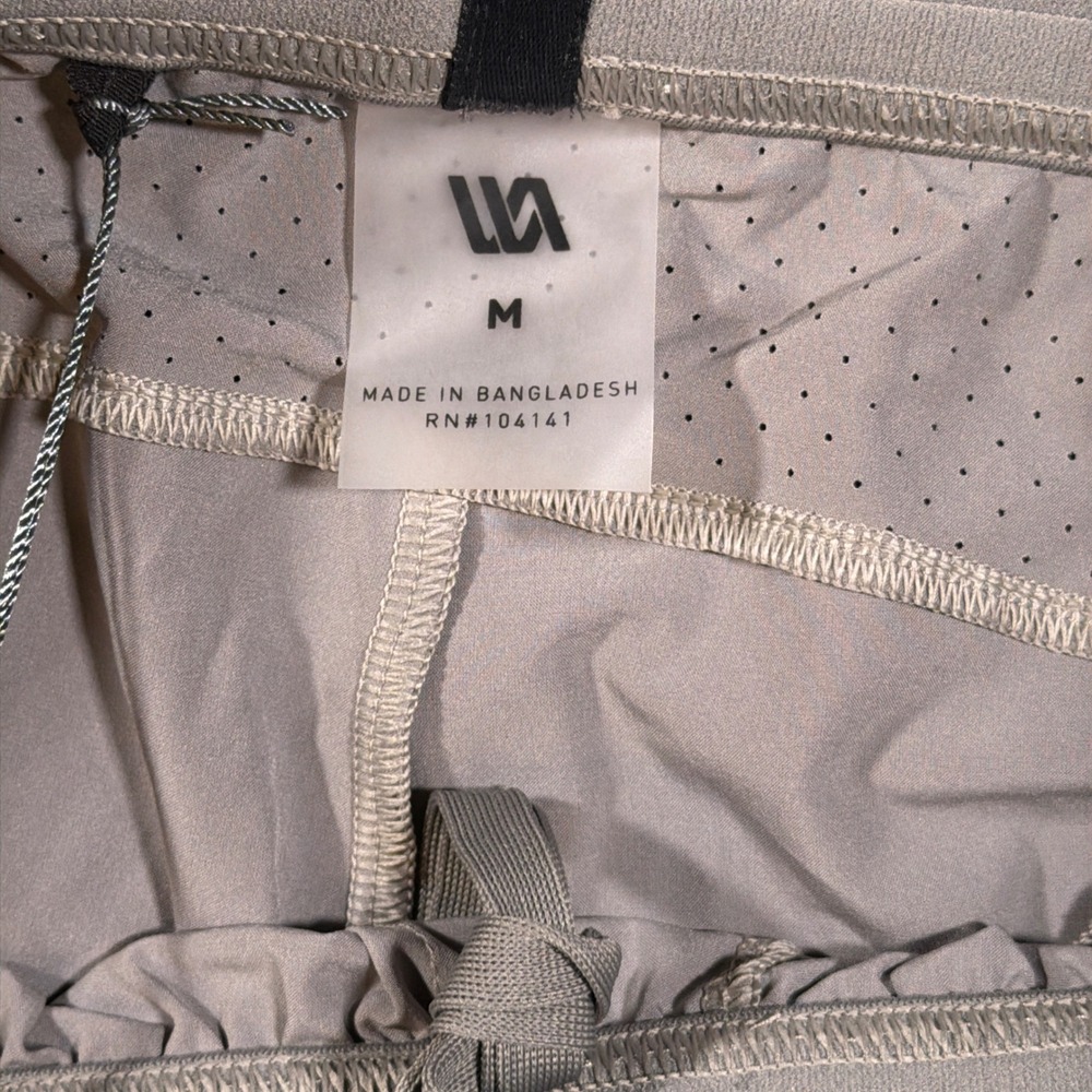 VRST Accelerate Running Shorts Mens M Silver Shadow 5" Unlined Stretch Wicking - Picture 3 of 8